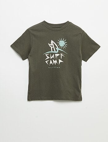 T-shirt a maniche corte stampato