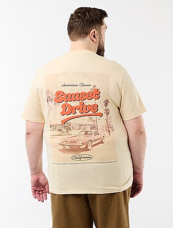 T-shirt a maniche corte stampata