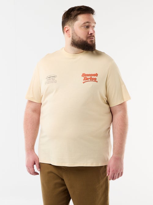 T-shirt a maniche corte stampata - Kiabi