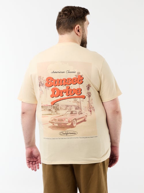 T-shirt a maniche corte stampata - Kiabi