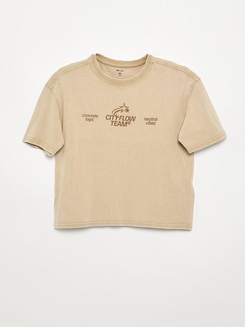 T-shirt a maniche corte stampata - Kiabi T-shirt a maniche corte stampata - Kiabi
