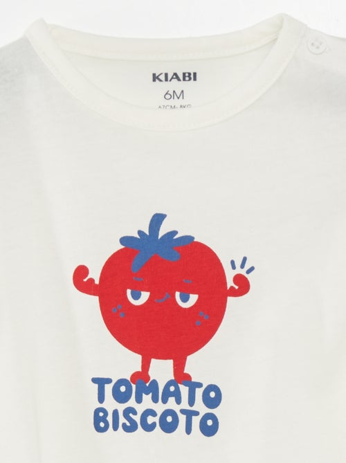 T-shirt a maniche corte stampata - Kiabi