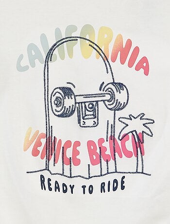 T-shirt a maniche corte stampata
