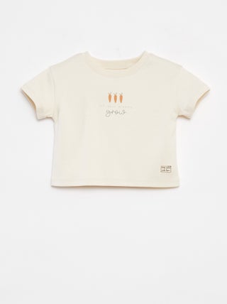 T-shirt a maniche corte stampata