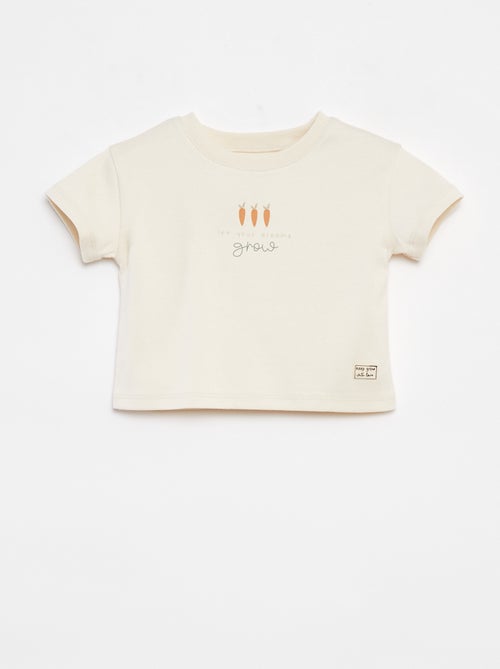 T-shirt a maniche corte stampata - Kiabi