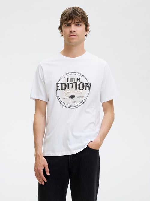 T-shirt a maniche corte stampata - Kiabi