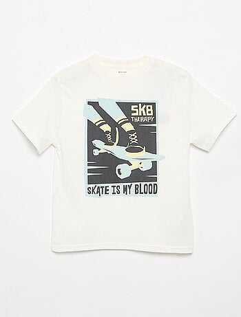 T-shirt a maniche corte stampato