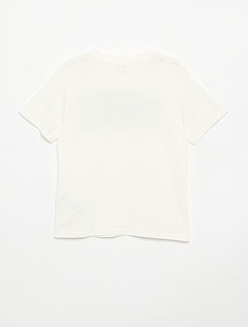 T-shirt a maniche corte stampato