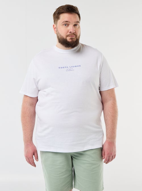 T-shirt a maniche corte stampata - Kiabi