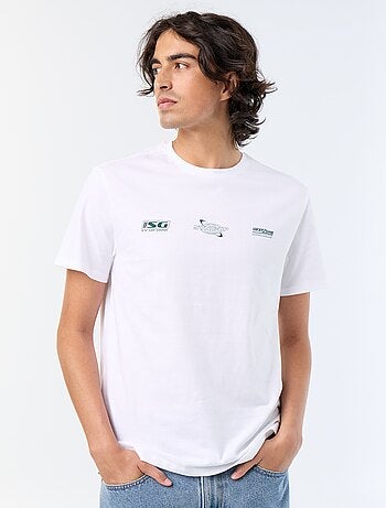 T-shirt a maniche corte stampata