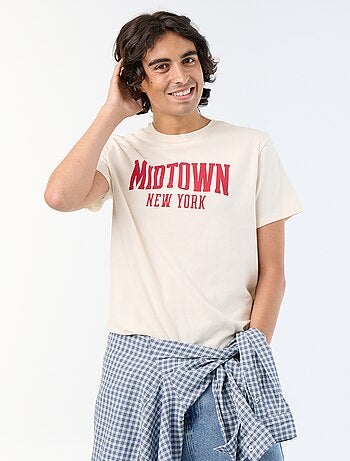 T-shirt a maniche corte stampata