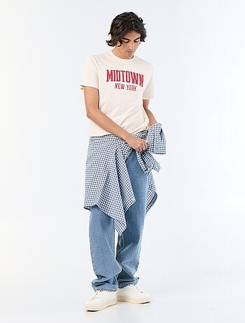 T-shirt a maniche corte stampata