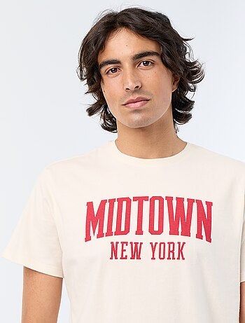 T-shirt a maniche corte stampata