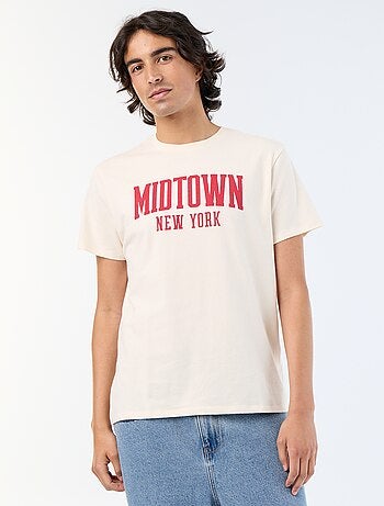 T-shirt a maniche corte stampata