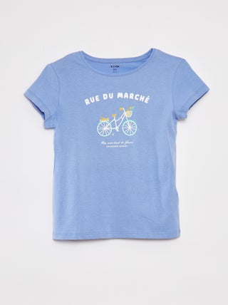 T-shirt a maniche corte stampata