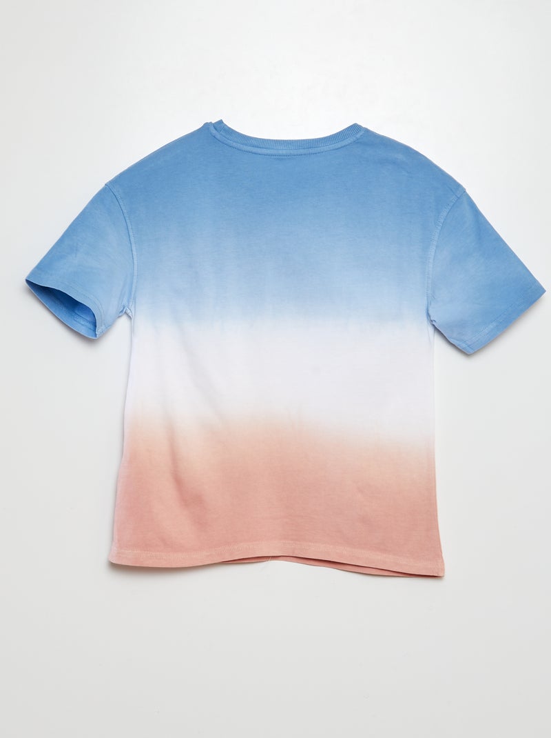 T-shirt a maniche corte stampata BLU - Kiabi