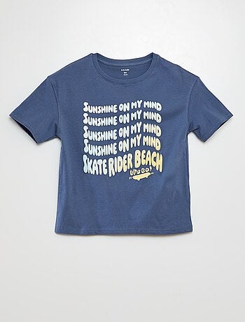 T-shirt a maniche corte stampata