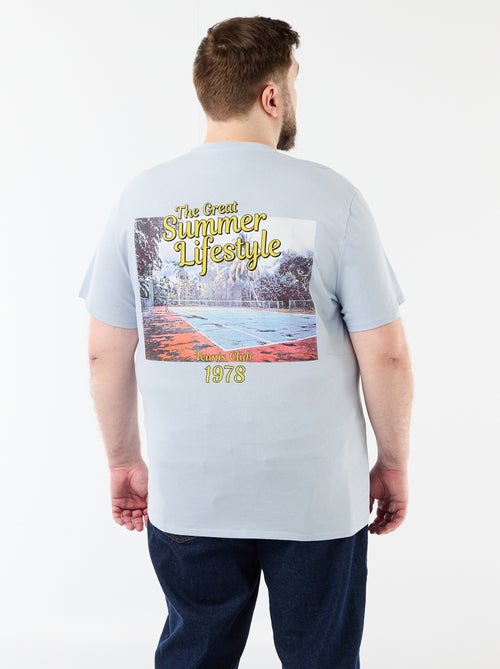 T-shirt a maniche corte stampata - Kiabi