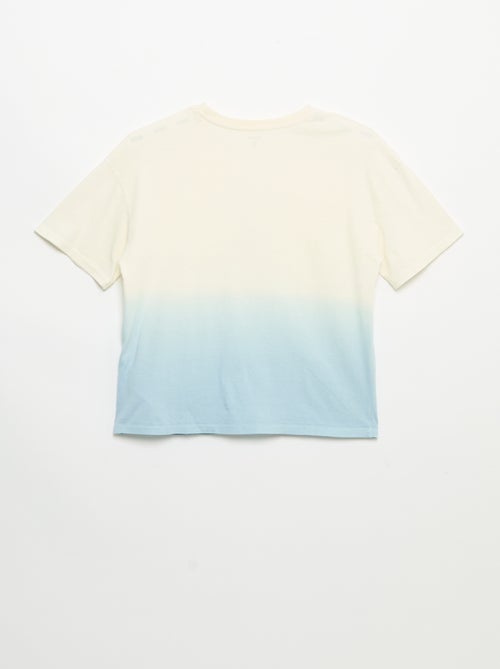 T-shirt a maniche corte stampata con effetto tie-dye - Kiabi