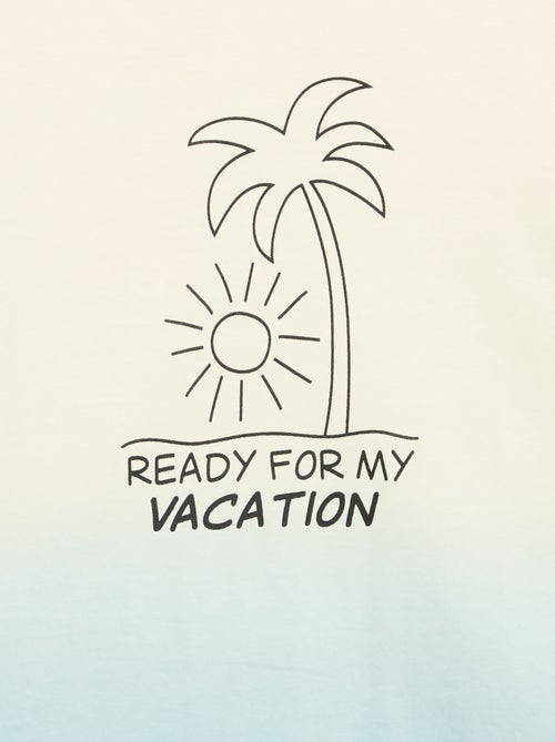 T-shirt a maniche corte stampata con tintura tie-dye - Kiabi T-shirt a maniche corte stampata con tintura tie-dye - Kiabi