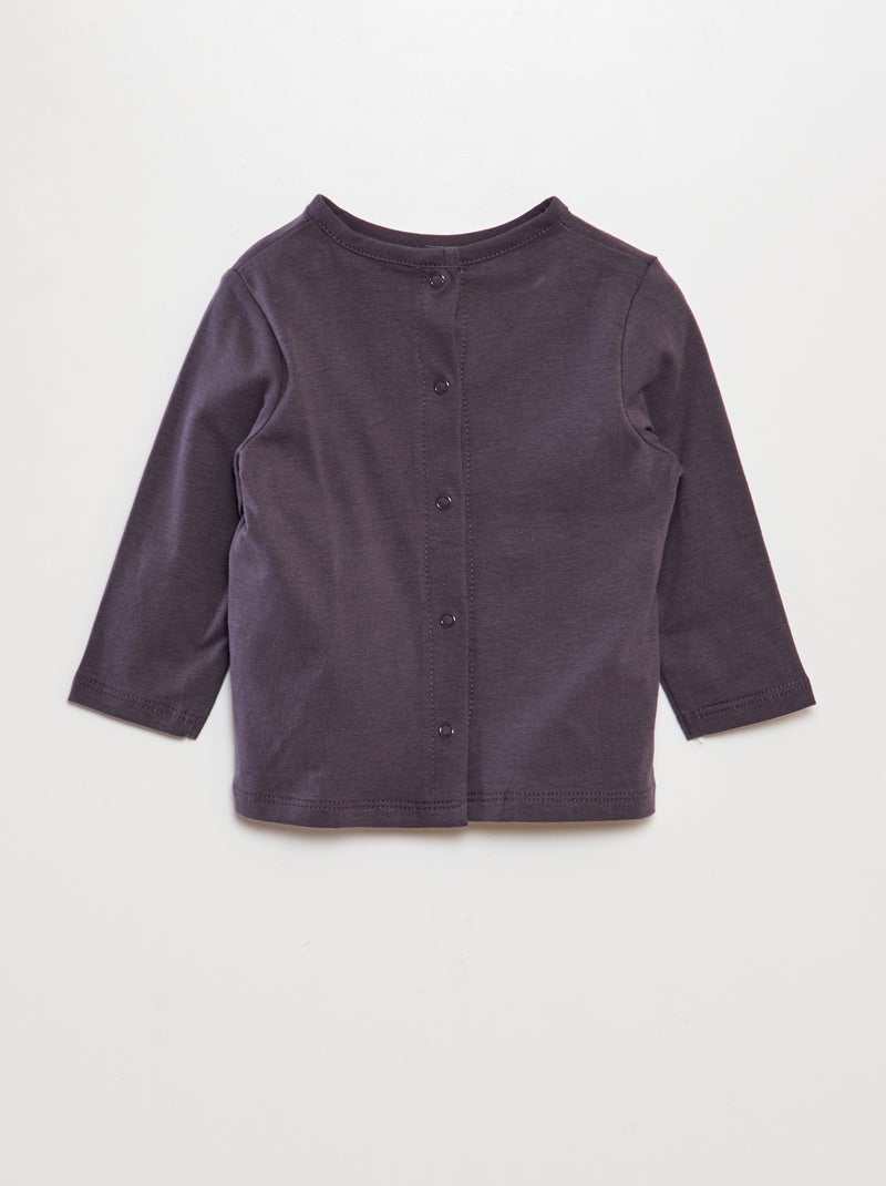 T-shirt a maniche corte stampata GRIGIO - Kiabi