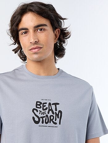 T-shirt a maniche corte stampata