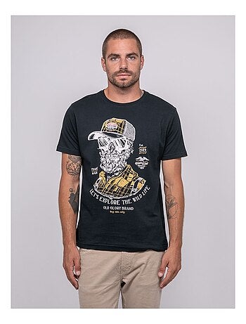 T-shirt a maniche corte stampata JAGUAR