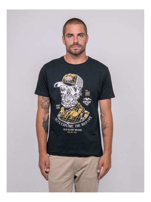 T-shirt a maniche corte stampata JAGUAR - Kiabi