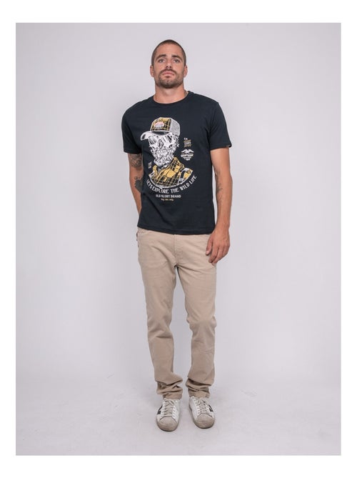 T-shirt a maniche corte stampata JAGUAR - Kiabi