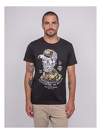 T-shirt a maniche corte stampata JAGUAR
