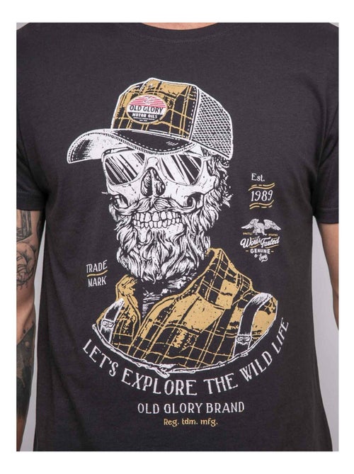 T-shirt a maniche corte stampata JAGUAR - Kiabi