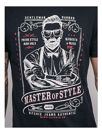 T-shirt a maniche corte stampata JEMIL