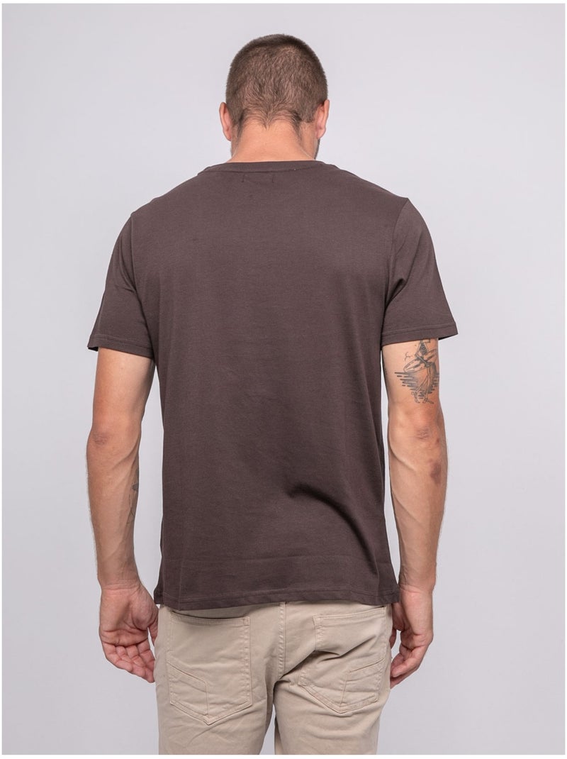 T-shirt a maniche corte stampata JEPILOGUE Marrone - Kiabi