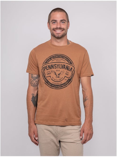 T-shirt a maniche corte stampata JIMITRI - Kiabi