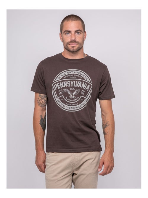 T-shirt a maniche corte stampata JIMITRI - Kiabi