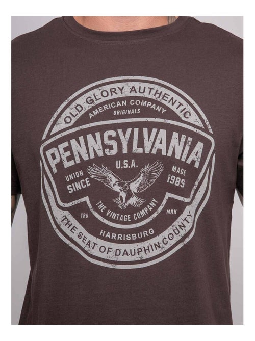 T-shirt a maniche corte stampata JIMITRI - Kiabi