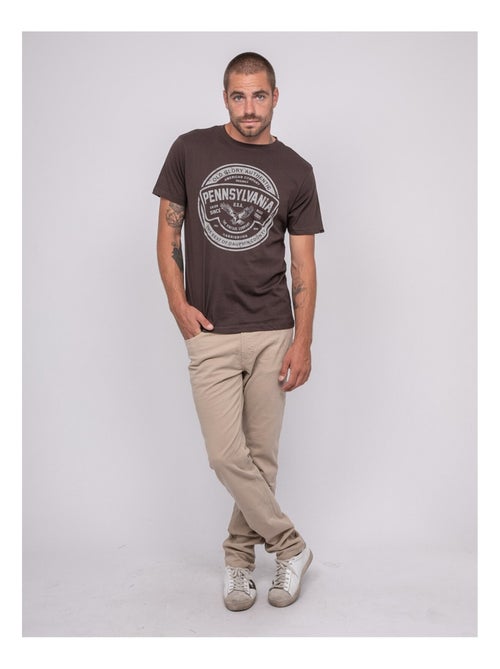 T-shirt a maniche corte stampata JIMITRI - Kiabi