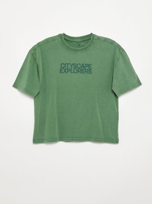 T-shirt a maniche corte stampata - Kiabi T-shirt a maniche corte stampata - Kiabi