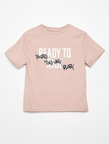T-shirt a maniche corte stampato