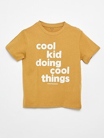 T-shirt a maniche corte stampato