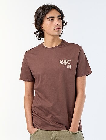 T-shirt a maniche corte stampata
