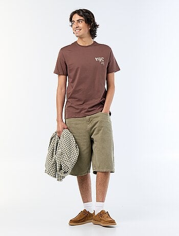 T-shirt a maniche corte stampata