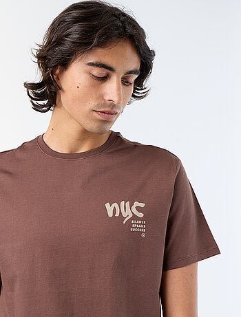 T-shirt a maniche corte stampata