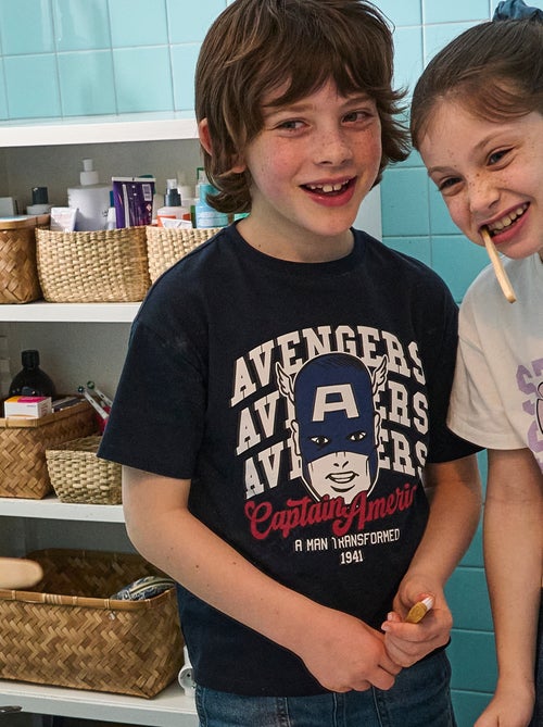 T-shirt a maniche corte stampata 'Marvel' - Kiabi