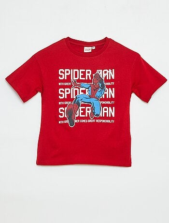 T-shirt a maniche corte stampata 'Marvel'