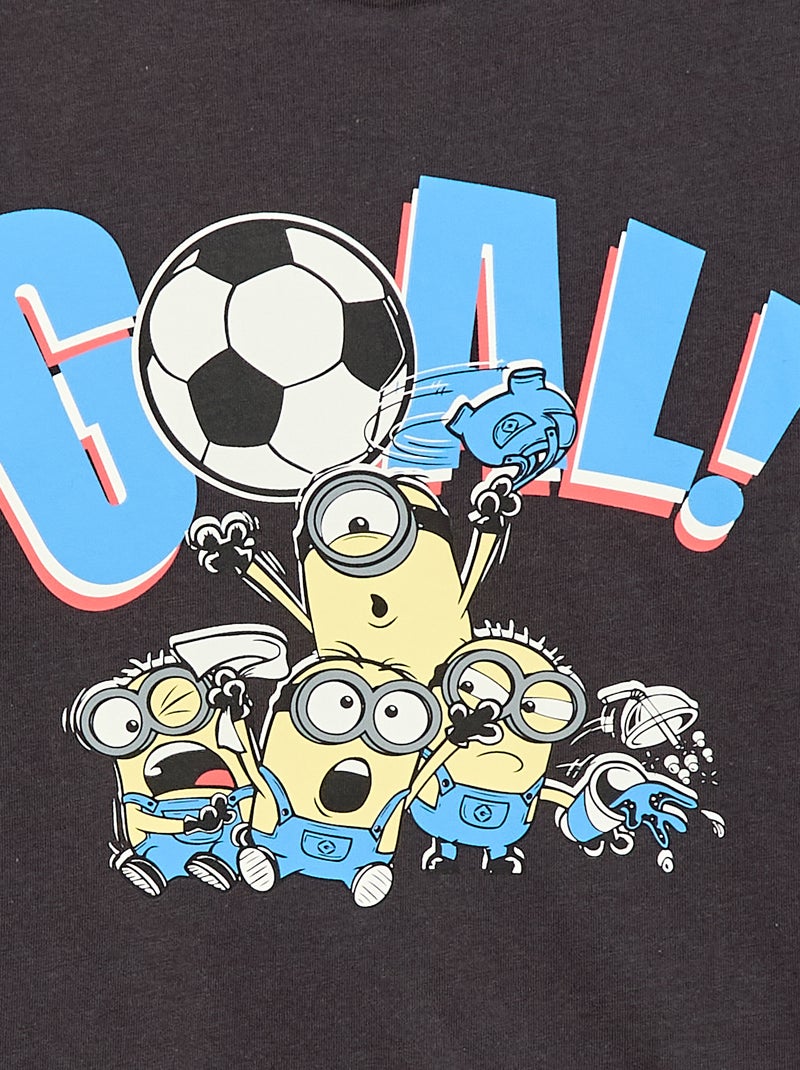 T-shirt a maniche corte stampata 'Minions' Nero - Kiabi