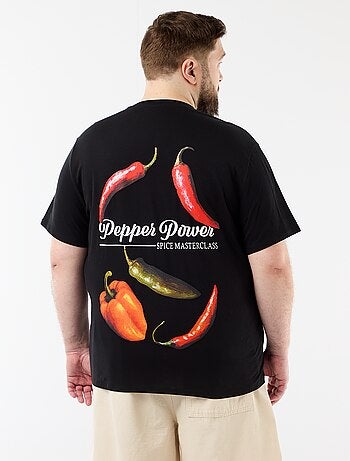 T-shirt a maniche corte stampata