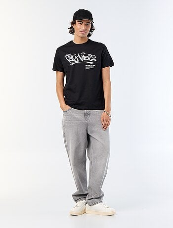 T-shirt a maniche corte stampata