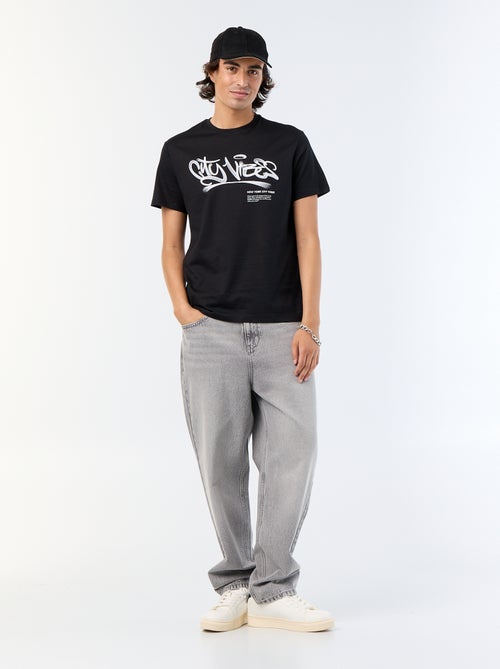 T-shirt a maniche corte stampata - Kiabi