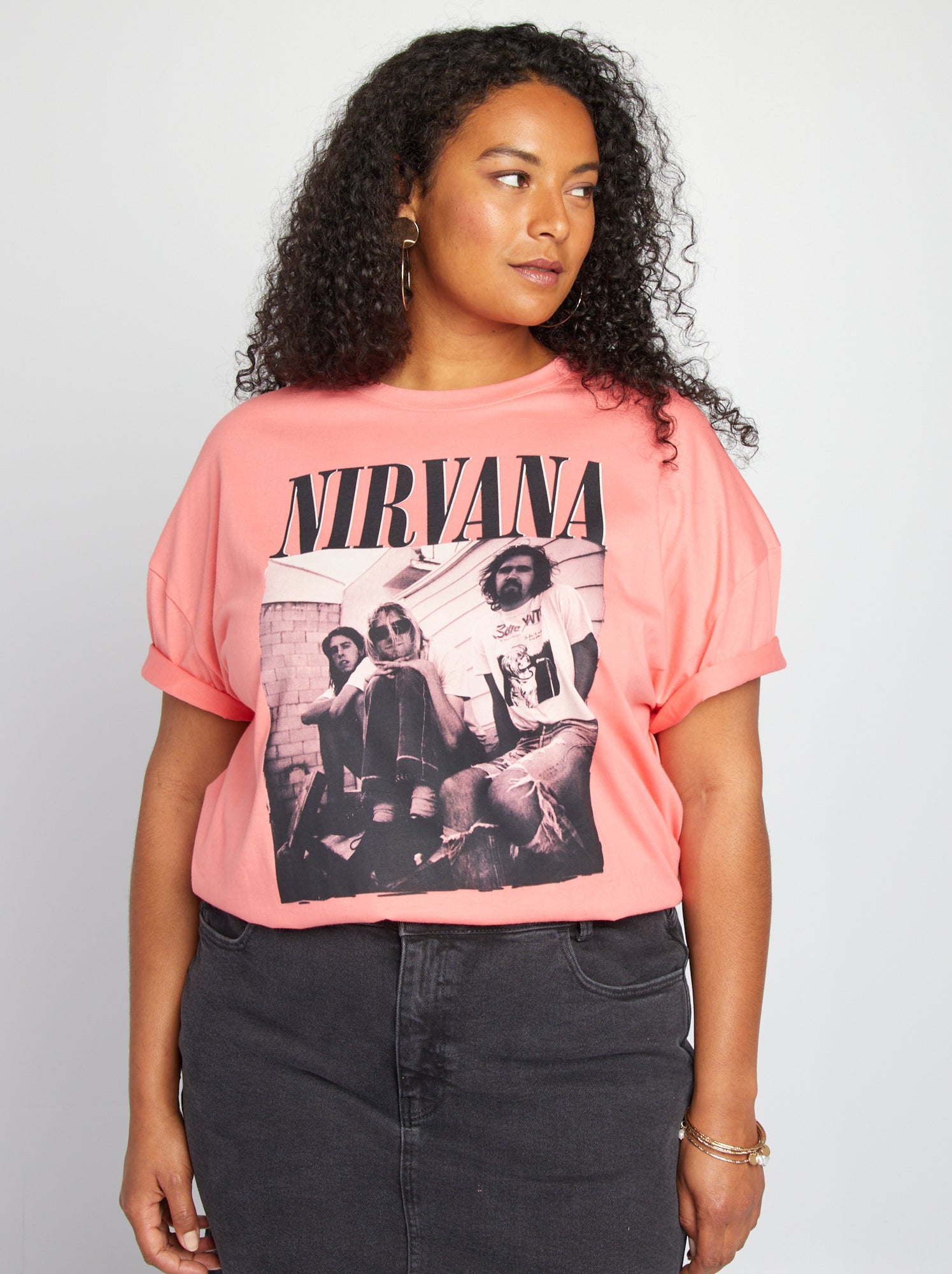 T shirt top canotte Nirvana taglia 58 60 Kiabi